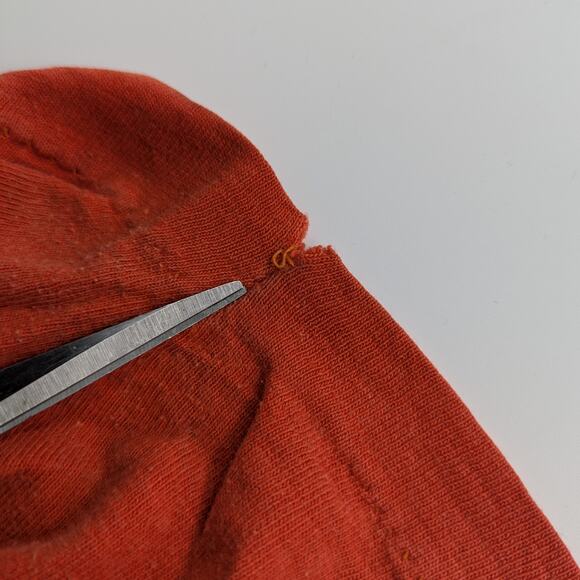 Vtg 50s Harley Davidson Champion Womens M TShirt POOR Charlies Alton IL Single - Picture 12 of 13